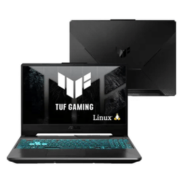 Notebook Gamer ASUS TUF Gaming A15 RTX3050 AMD RYZEN 7 16 GB 512 GB SSD KeepOS Tela 15.6" FHD Preto Grafite - FA506NCG-H