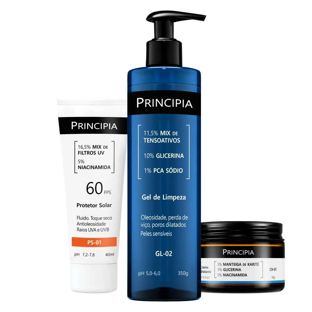 Principia Kit Completo Para Pele Sensível Com Fps 60