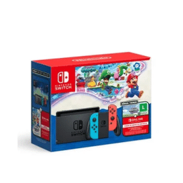 Console Nintendo Switch + Super Mario Bros Wonder + 3 Meses de Assinatura Nintendo Switch Online