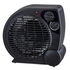 Aquecedor Portátil Ar Quente Preto AQ04 Mimo