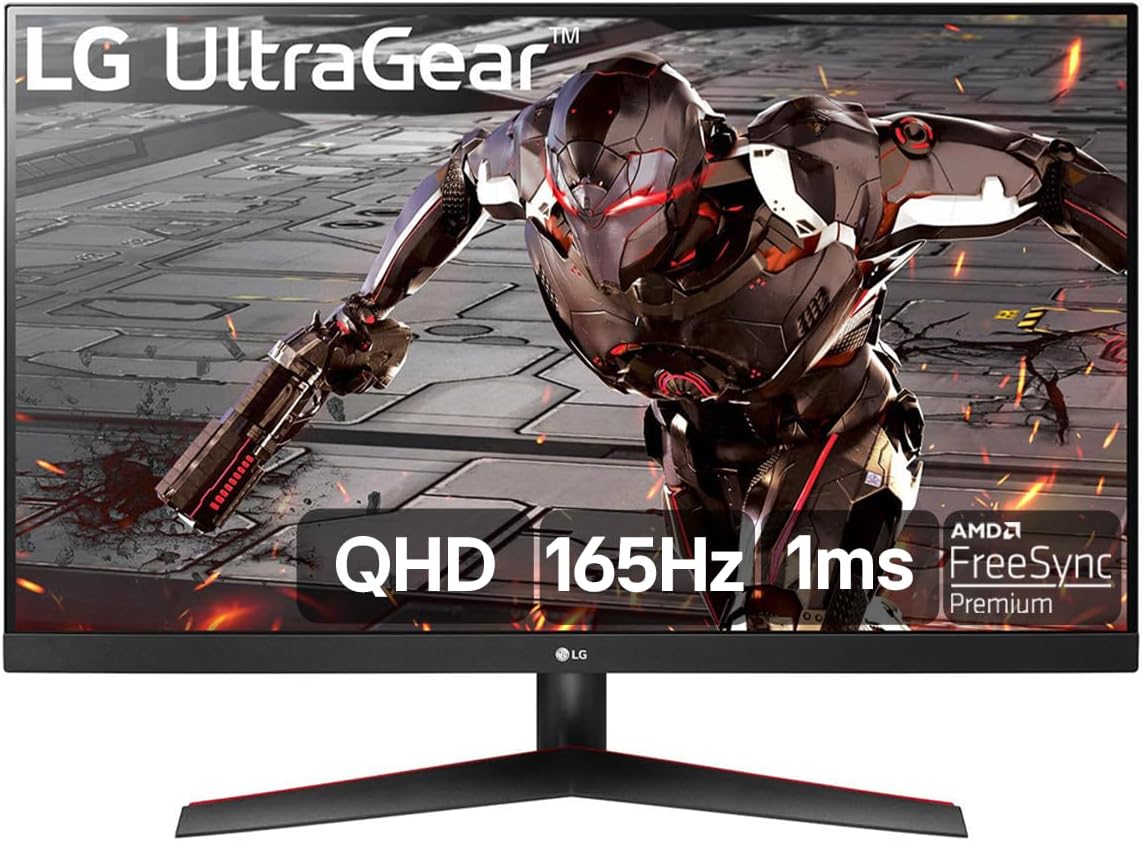 Monitor LG Ultragear 32gn600 - 32 2k Qhd 165hz, 1ms (mbr), Hdr10, Free Sync Preto 127/220v