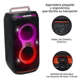 Caixa De Som Jbl Partybox Club 120 Bluetooth 160w Cor Preto
