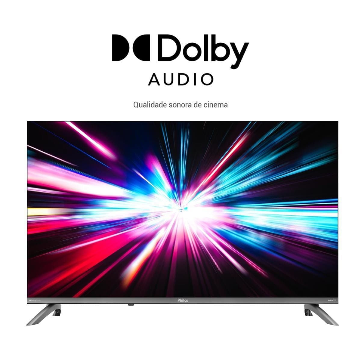 Smart Tv 32 Philco Roku Tv Dolby Áudio Hdr10 P32crb