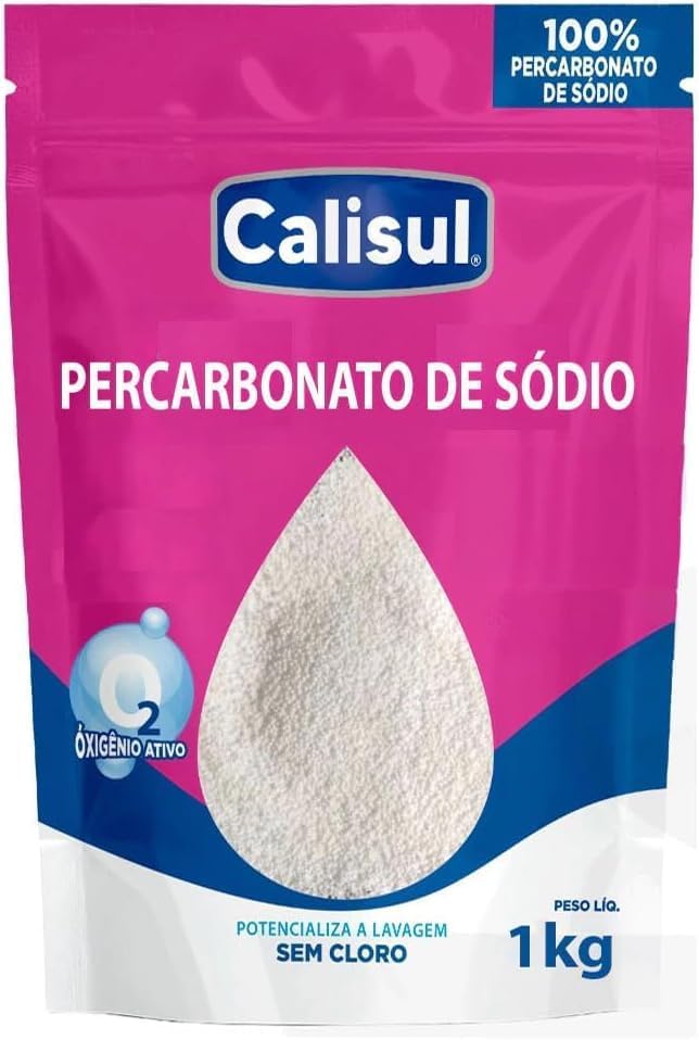 Percarbonato De Sódio 1kg 100% Puro Tira Manchas Em Pó Sem Cloro