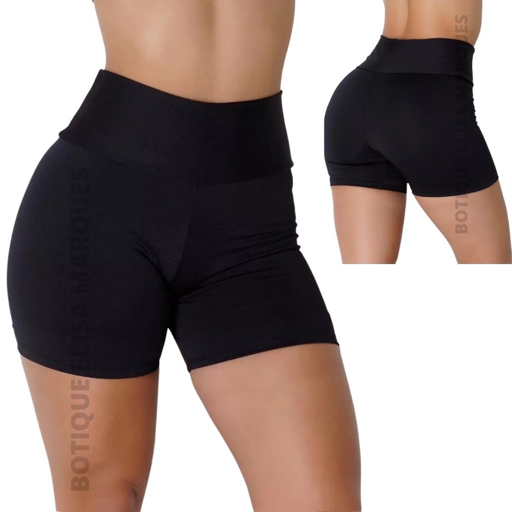 Short Legging Suplex Fitness Bull Black Feminino