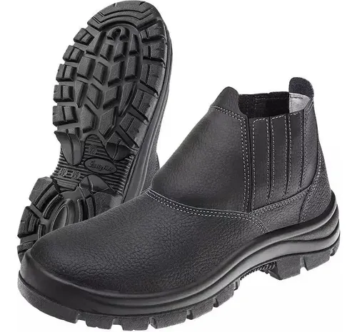 Bota Botina Segurança Trabalho Marluvas Bico Pvc Epi Ca