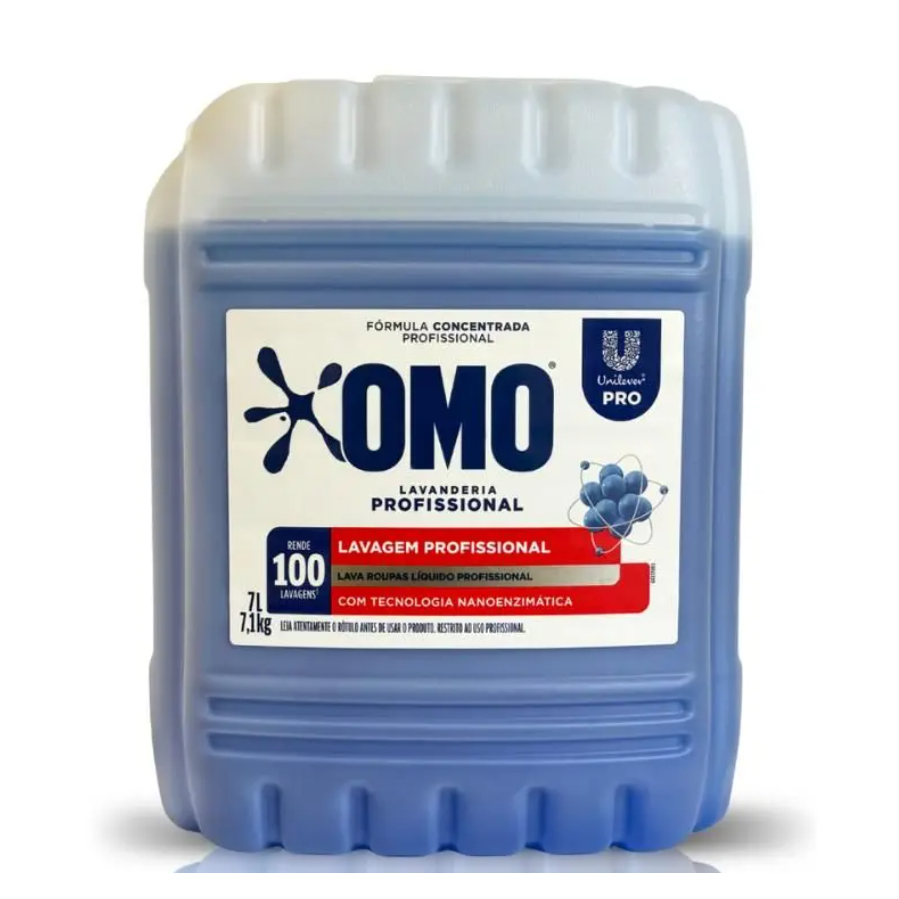 Sabão Liquido OMO Pro Lavanderia Profissional 7L