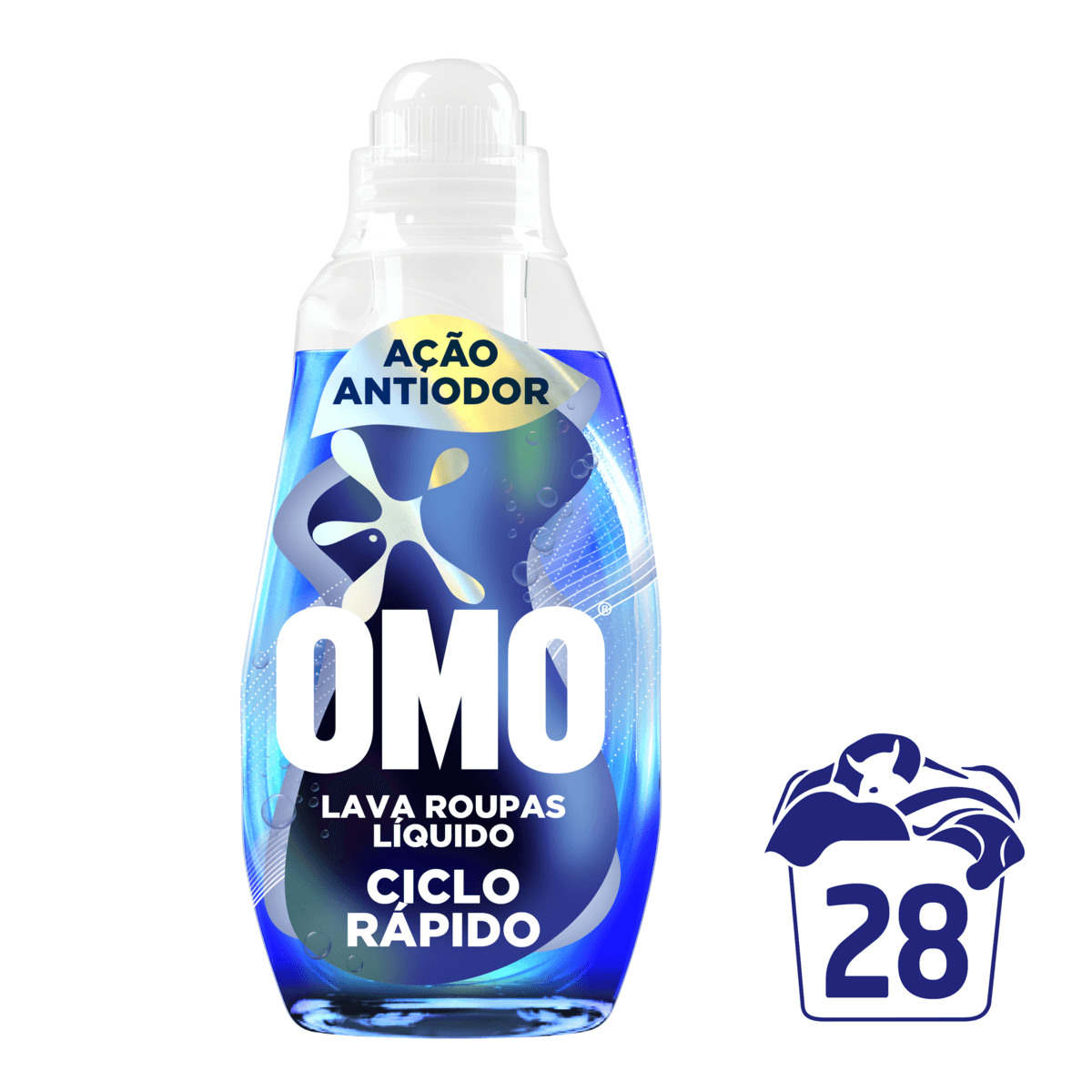 Lava-Roupas Líquido Omo Frasco 1,4L