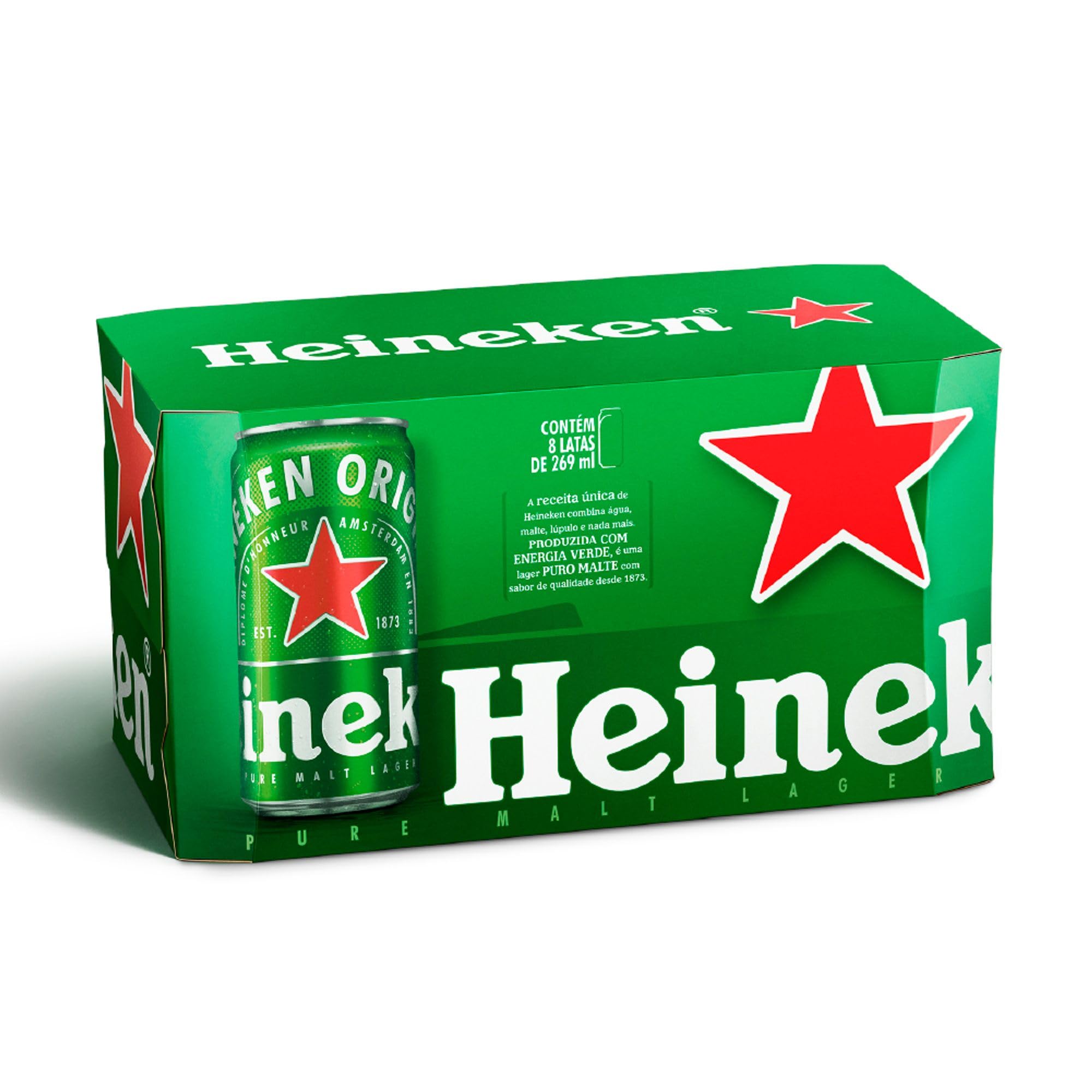 Heineken Cerveja Lata 473ml Pack 12 Unidades