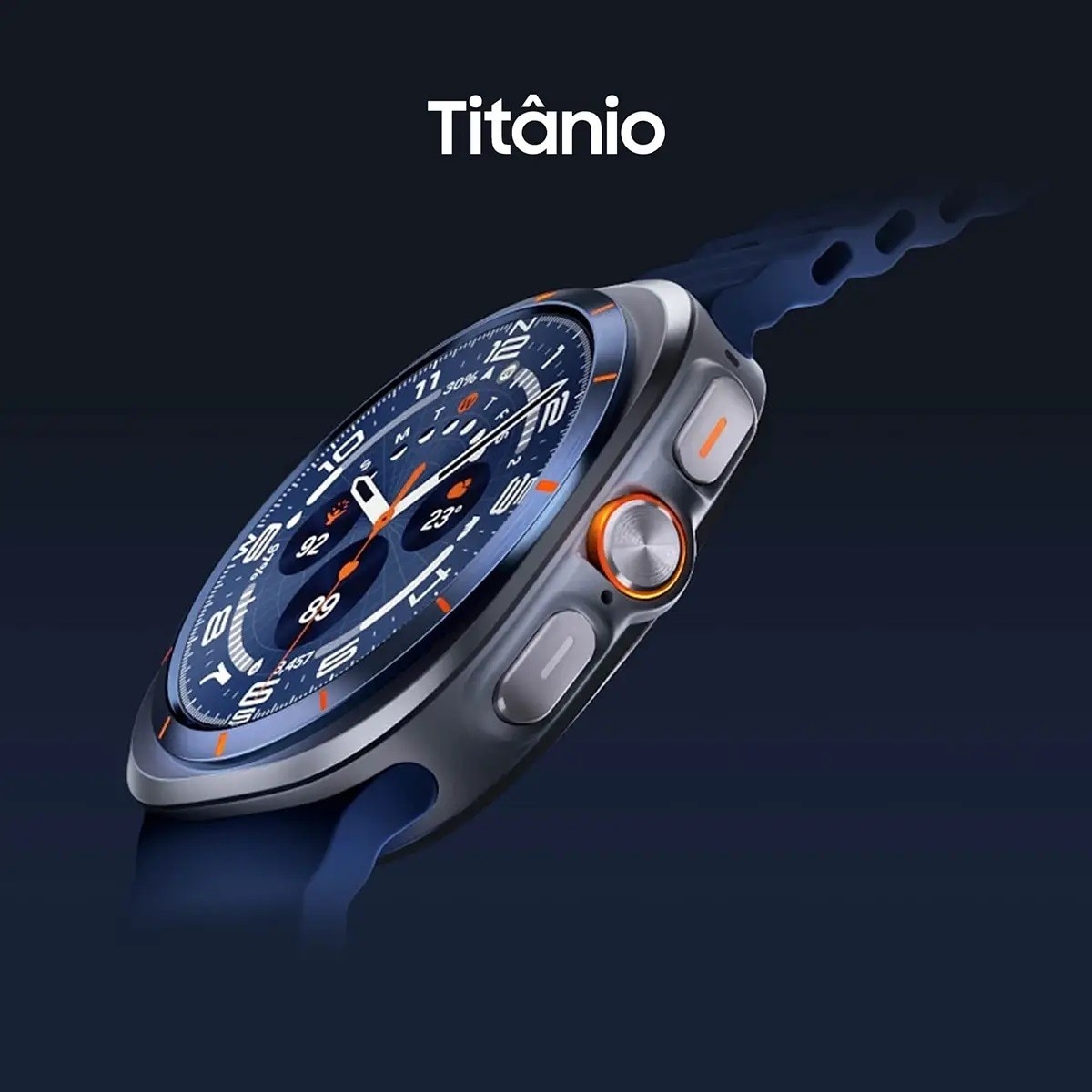 Samsung Galaxy Watch Ultra 2025 Smartwatch 47mm LTE Galaxy AI Titânio Aeroespacial Titânio Prata