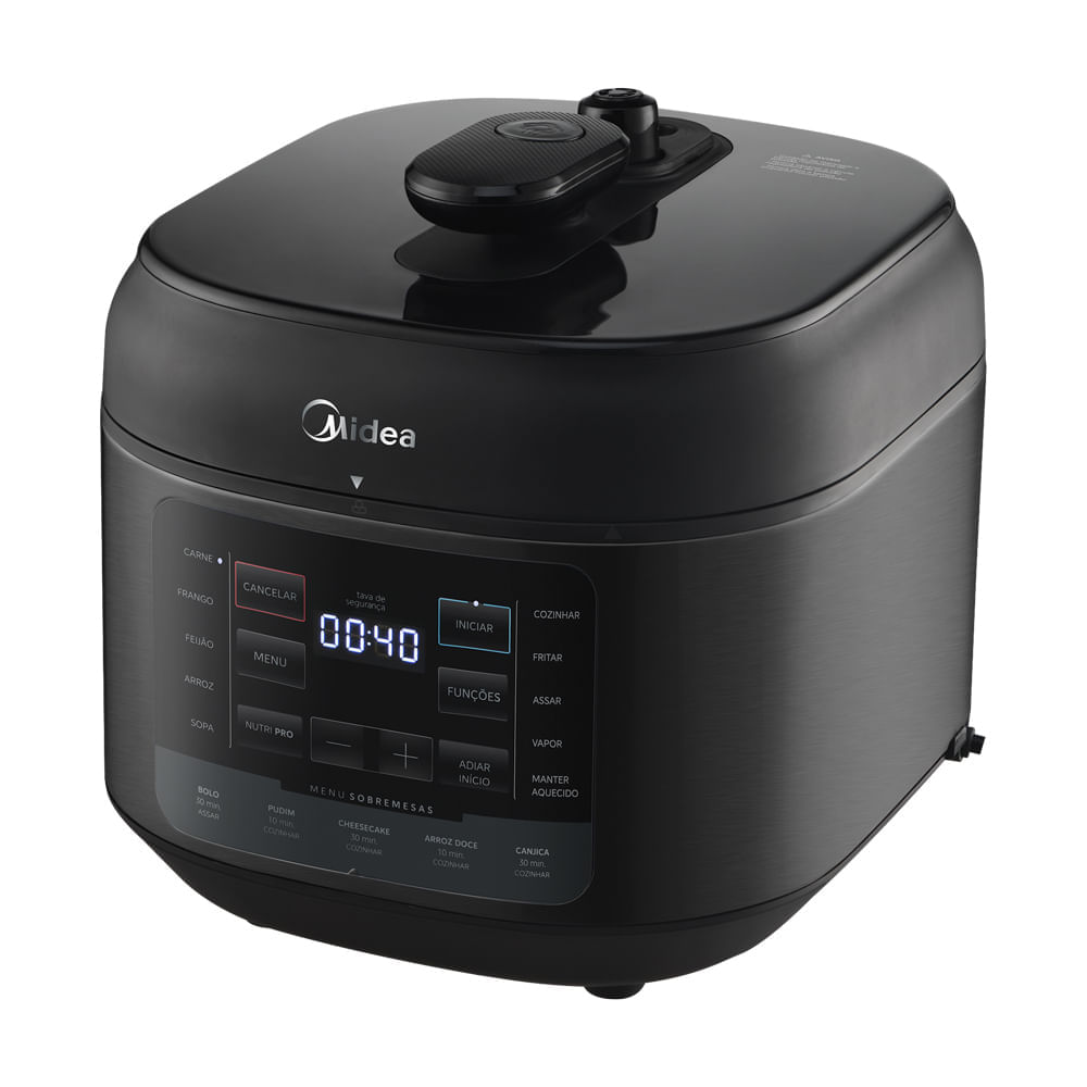 Panela De Pressão Elétrica 5L NutriPro Inox Midea
