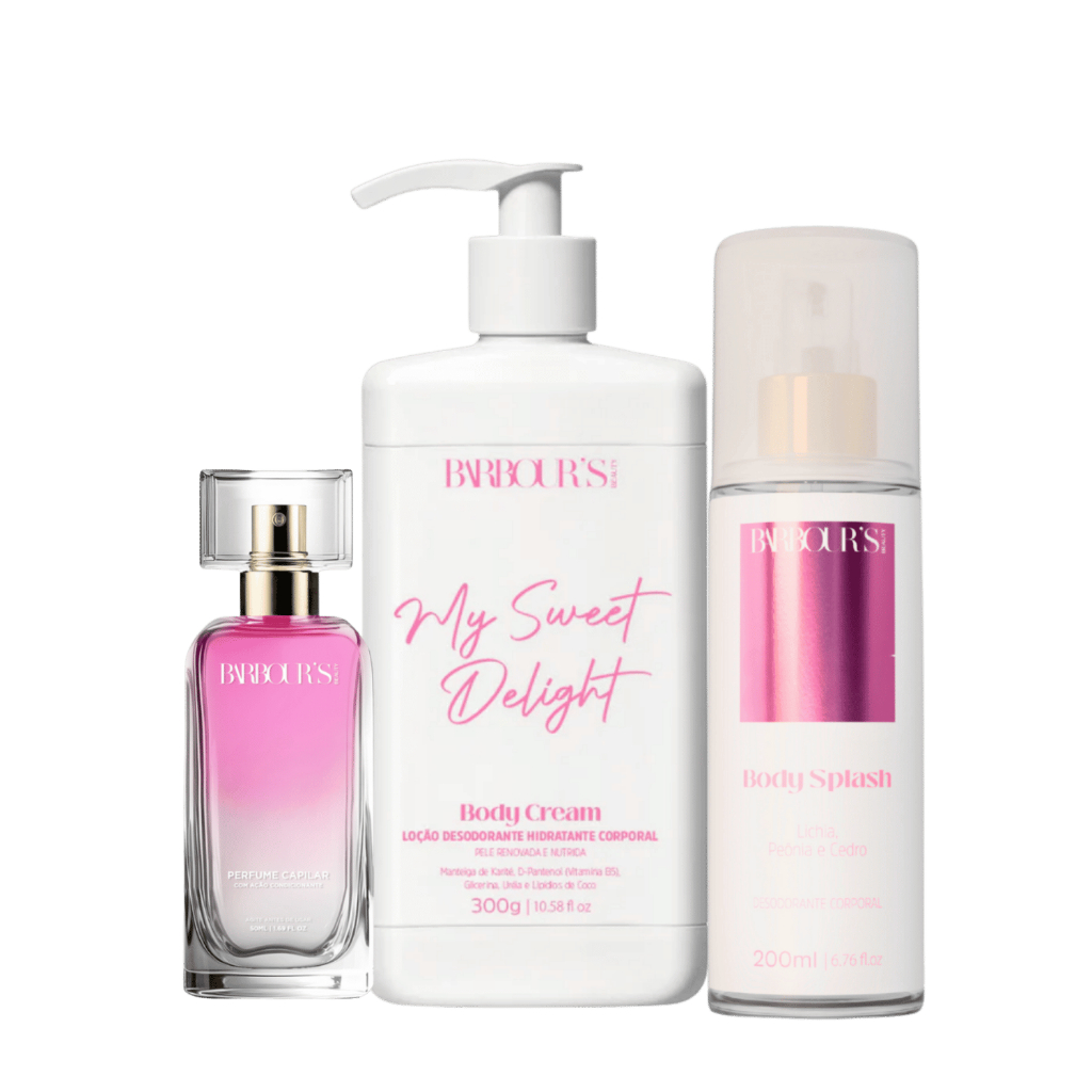 Perfume Capilar E Body Splash My Sweet Delight Barbour's
