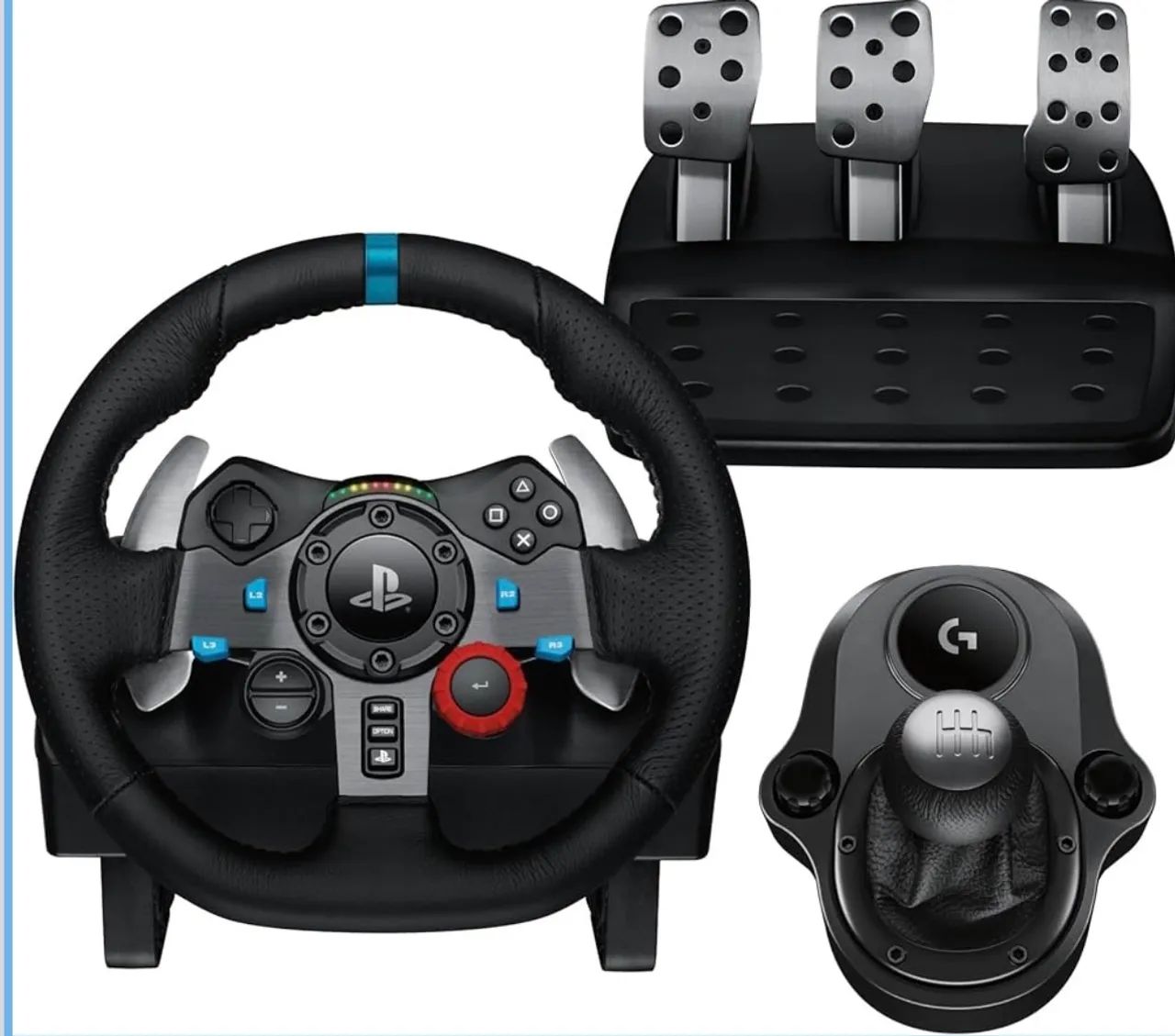 Combo Volante Pedais e Cambio Logitech G29 SE Driving Force para PS5 PS4 PS3 e PC