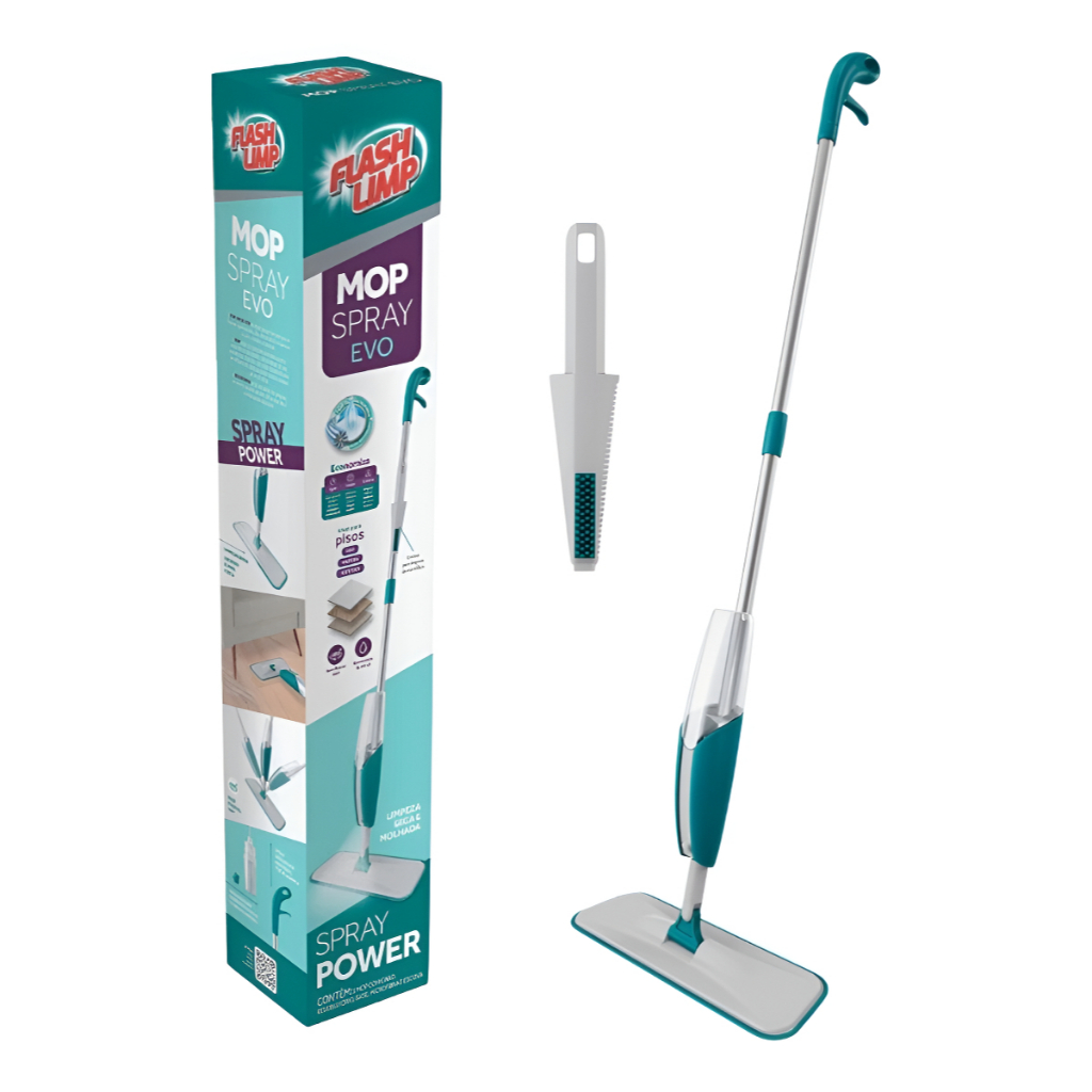 Flash Limp MOP7800 - Mop Spray Com Dispenser De 400 Ml