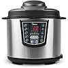 Midea Panela de Pressão Elétrica 6L Digital, InoxPreto, 110v