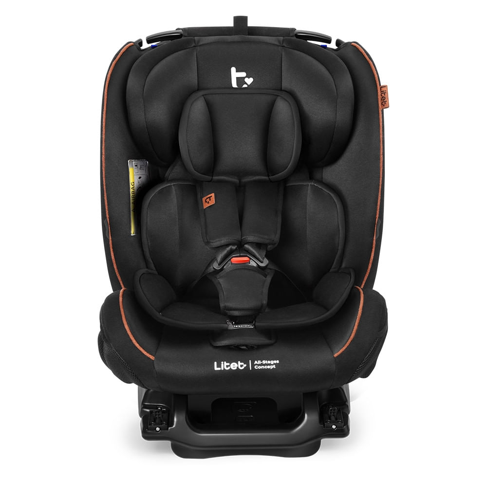 Cadeira Para Auto 0-36 Kg Isofix Litet All Stages Fix 2.0 Preta - BB450