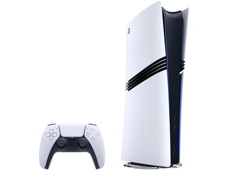 Console PlayStation 5 Pro Sony SSD 2TB Com Controle Sem Fio DualSense Branco - 1000046552