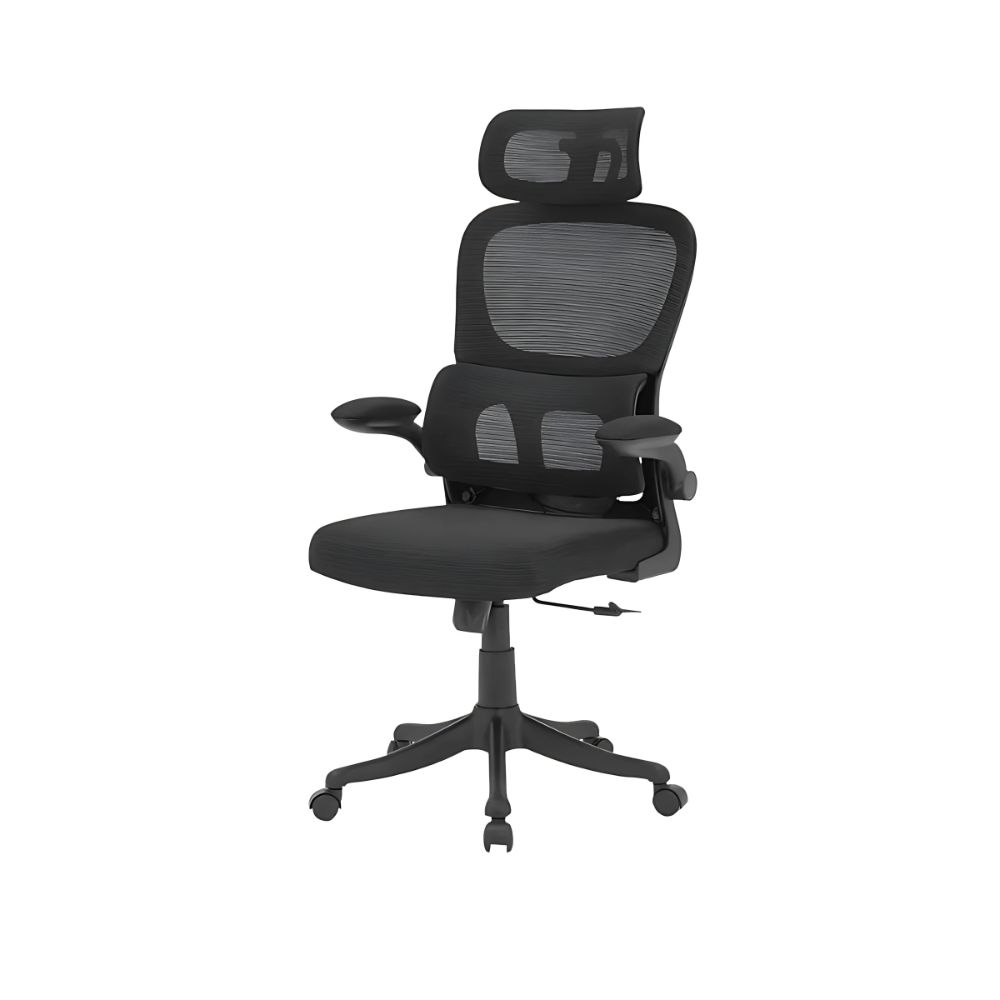 Cadeira Escritório Ergonômica Genebra G500 Luvinco Cor Cinza Com Suporte Lombar Estofado Mesh Malha