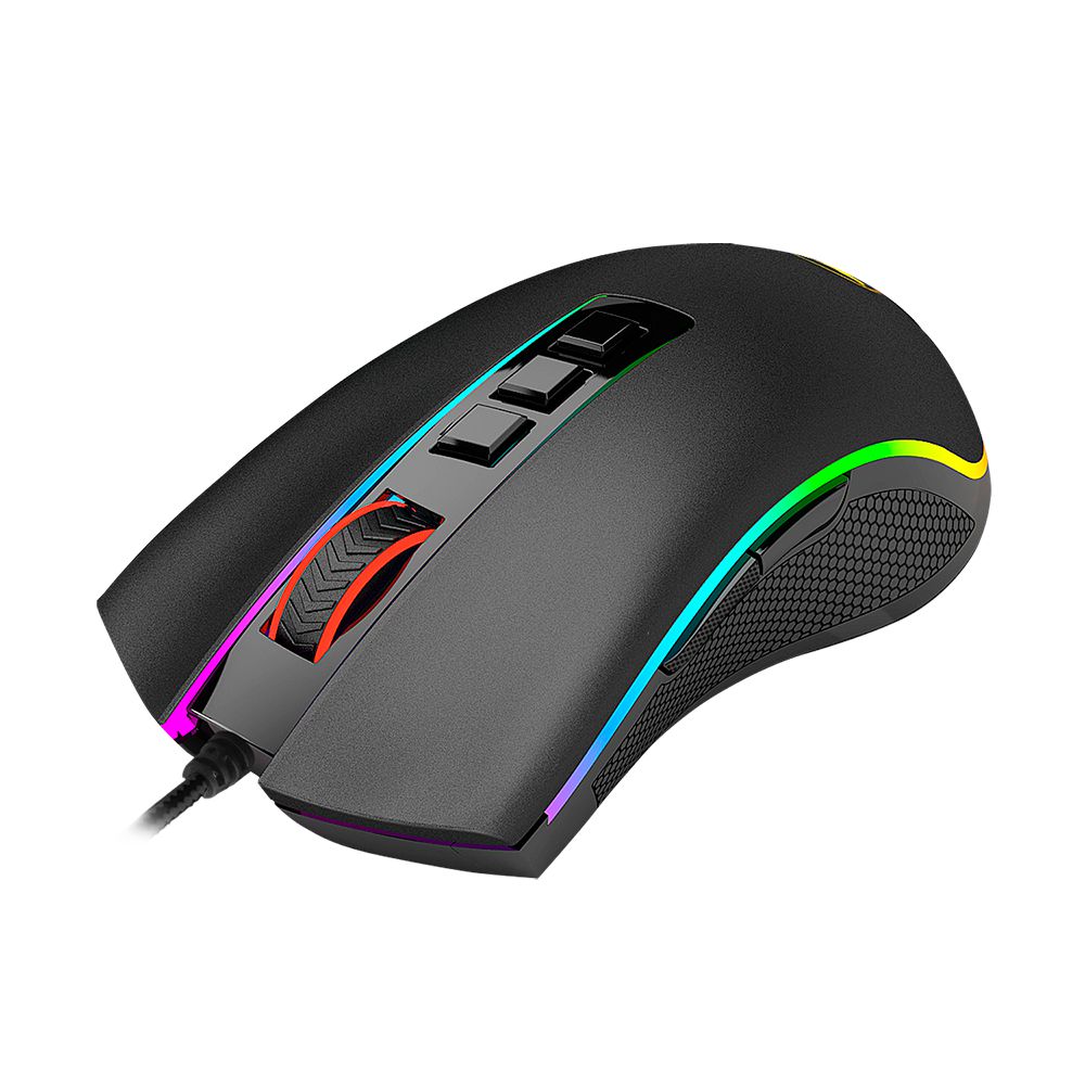 Mouse Gamer Redragon Cobra Rgb Preto Preto