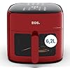 Fritadeira Sem Óleo Air Fryer Eos Chef Gourmet 6.2 Litros Compacta Digital Preto Eaf60p 110v