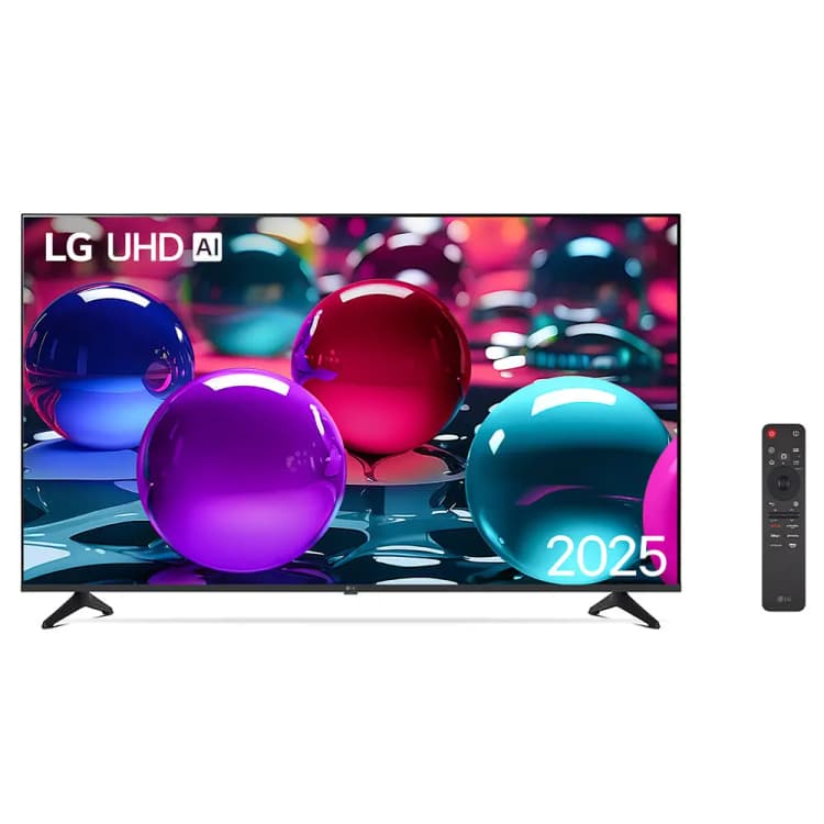 Smart TV LG UHD AI UA75 50 polegadas HDR10 Pro Processador α7 AI Ger 8 webOS 25