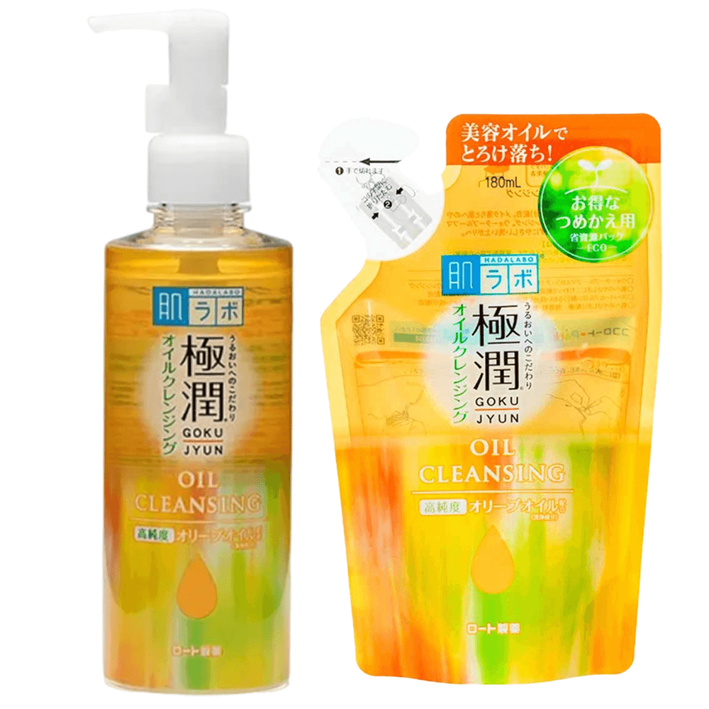 Hada Labo Gokujyun Refil Óleo De Limpeza Oil Cleansing - 180ml