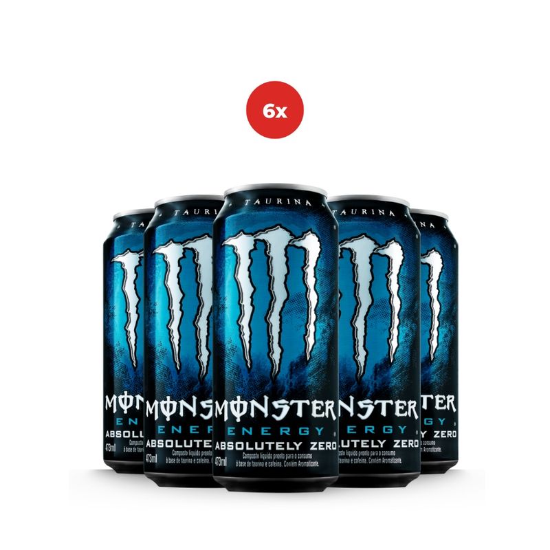 2x Pack de Monster Absolutely Zero LT 473ml