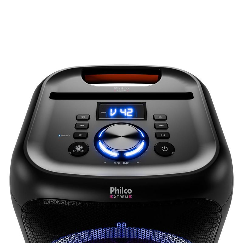 Caixa De Som Philco Extreme Flash Lights 380W PCX4800
