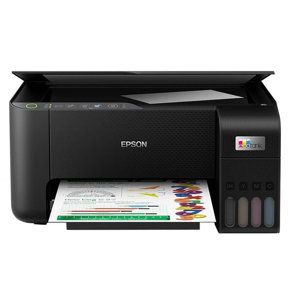 Impressora Multifuncional Cor Epson Ecotank L3250 Preto 127/220v