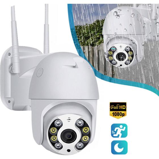 Câmera De Segurança Wifi Icsee Externa Mini Dome Full Hd Infravermelho Prova D'água Kateluo