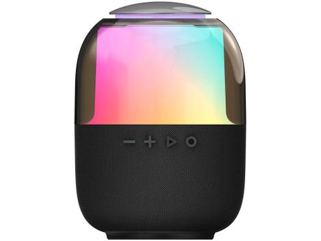 Caixa De Som Bluetooth Portátil Daewoo Vita 50 15W Com Microfone Embutido, RGB, Entrada Para Micro SD