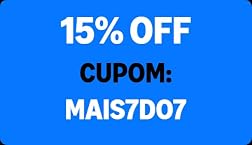 Ganhe 50% OFF (limitado a R$50)