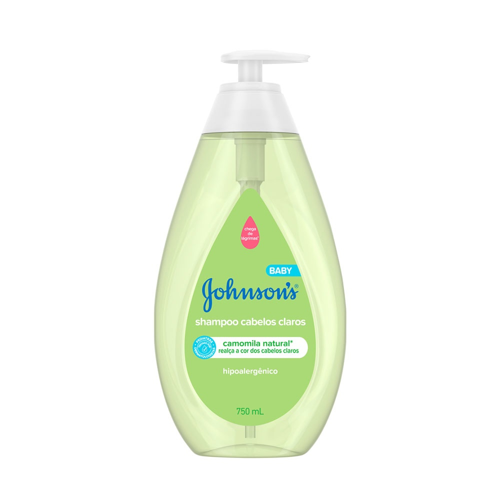 Johnson's Baby Shampoo Para Bebê Para Cabelos Claros, 750ml