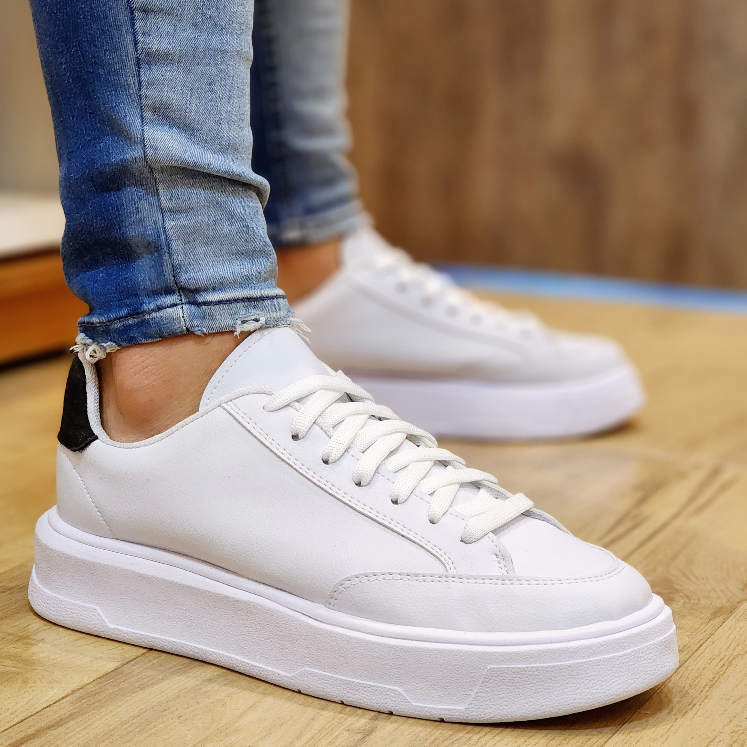Tênis Masculino Casual Estilo Sneaker Sola Alta Da Moda