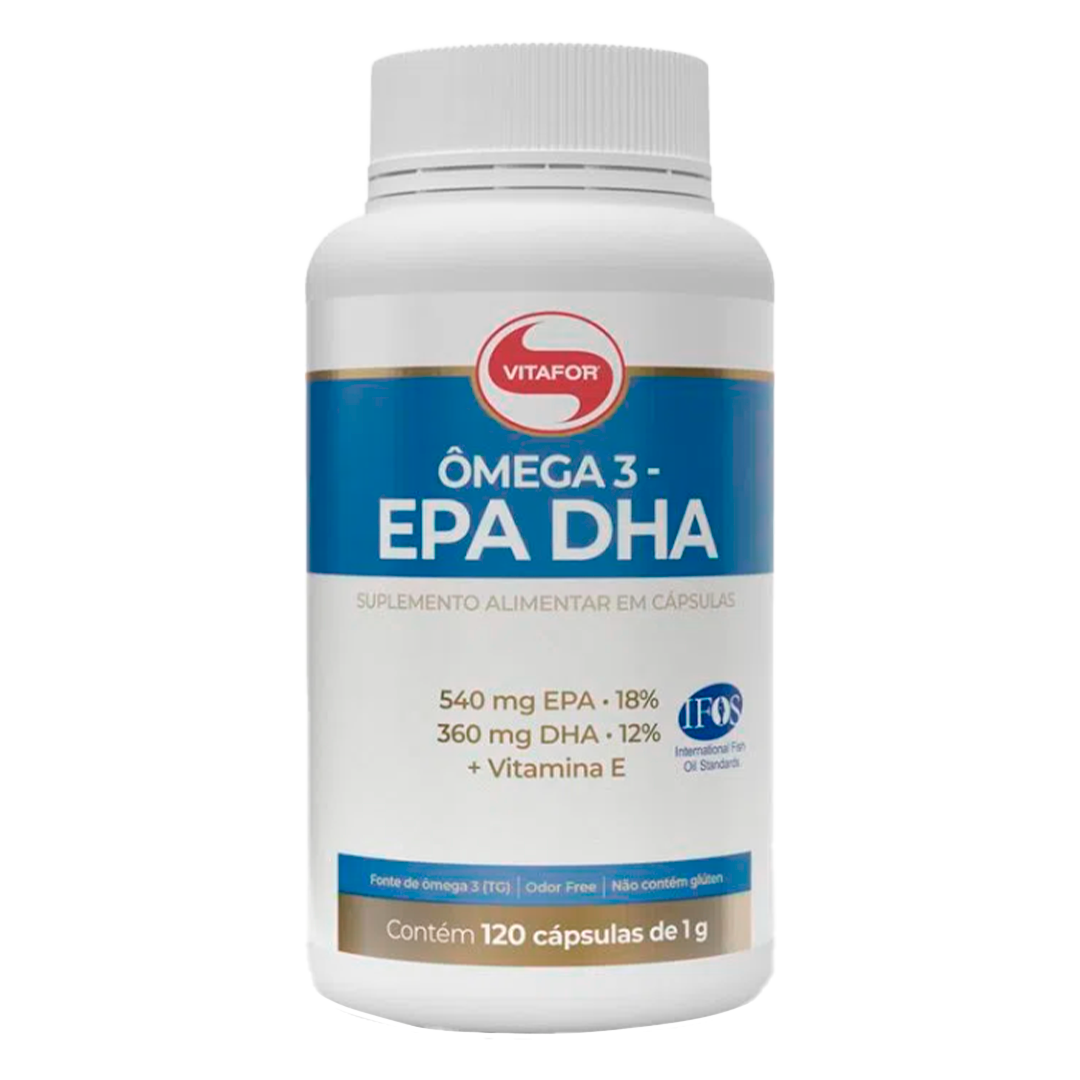 Ômega 3 EPA DHA 1g (120 Caps), VitaFor