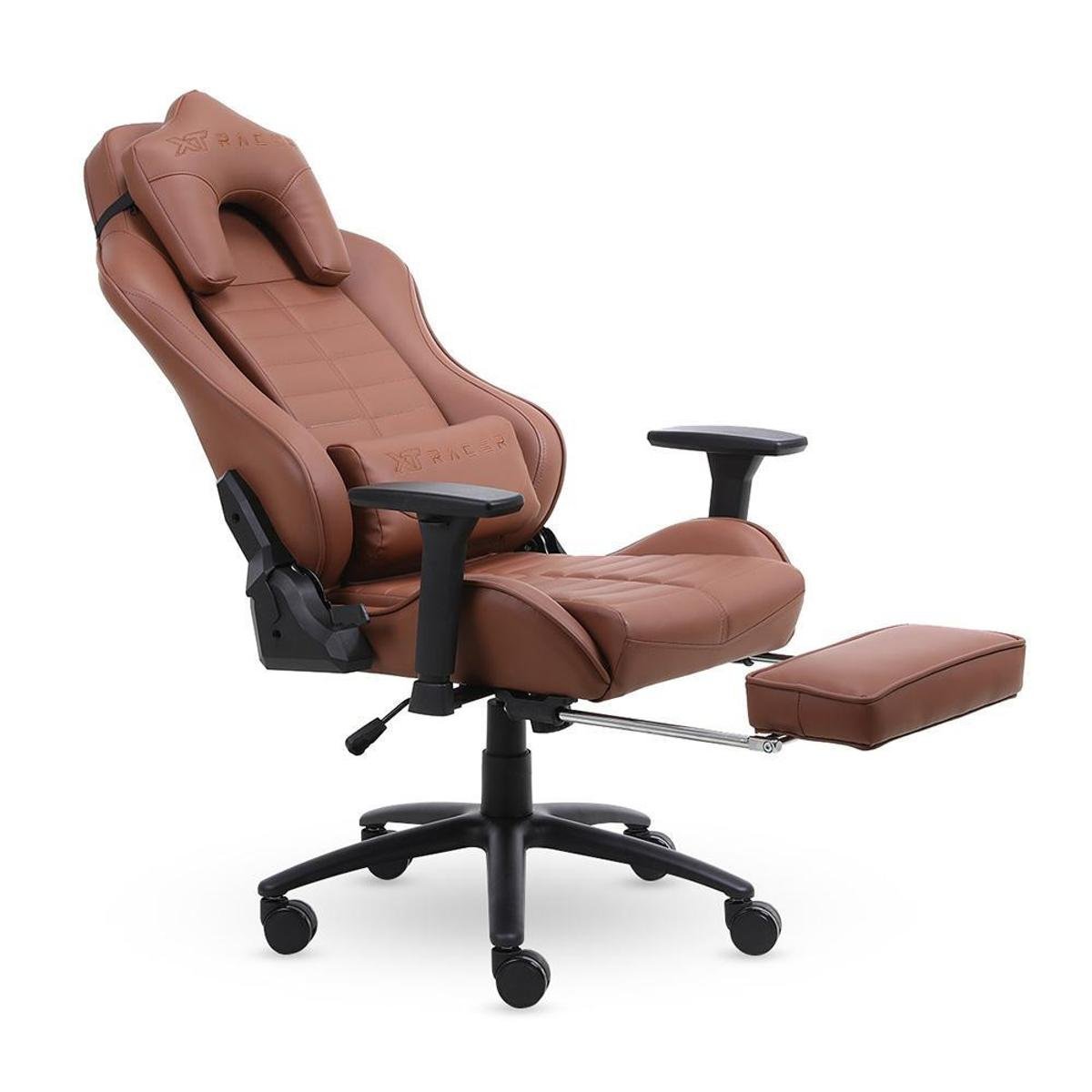 Cadeira Gamer Ergonômica Para Jogos Pc Reclinável Apoio Pé