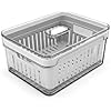Organizador De Geladeira Com Escorredor Interno, 2,2 L