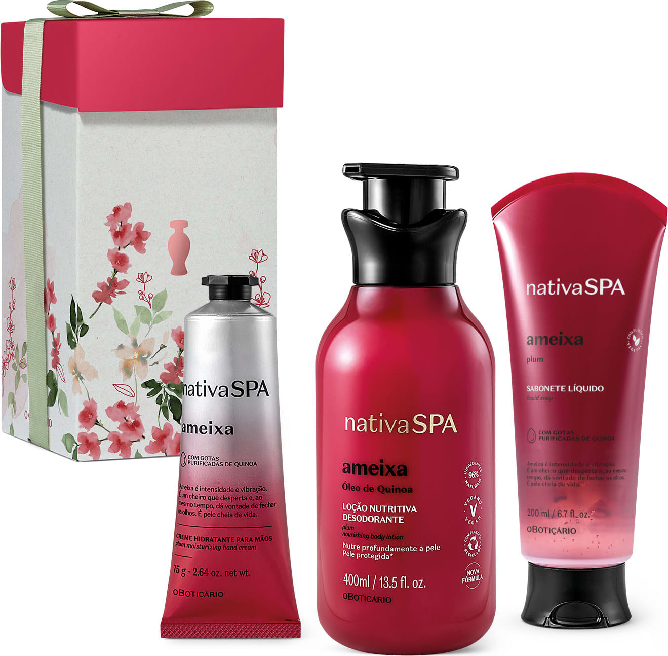 Presente Nativa Spa Ameixa O Boticário