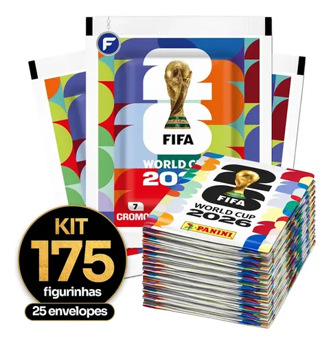Kit 420 Figurinhas Do Álbum Copa Do Mundo 2026- 60 Envelopes