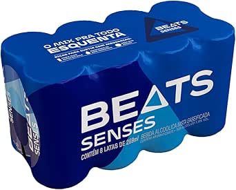 Pack De Drink Pronto Beats Senses 269ml Lata 8 Unidades