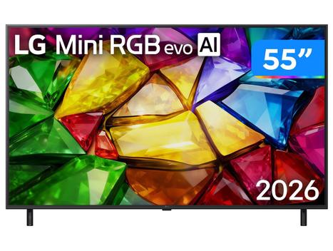 Smart TV 55" LG 4K Ultra HD Mini RGB 55MRGB85BSC WebOS 26 2026