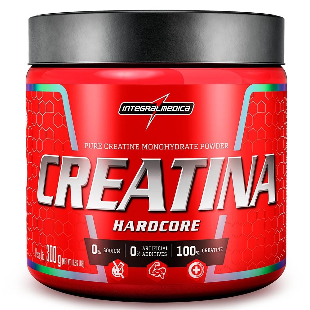 Integralmedica Creatina Em Pó Hardcore 100% Pura E Monohidratada 300g