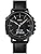 Relógio Masculino Preto - Pulseira de Couro Preto Importado, Quartz Minimalista Redondo, Prova d´água Luxo Casual Básico Eletrônico