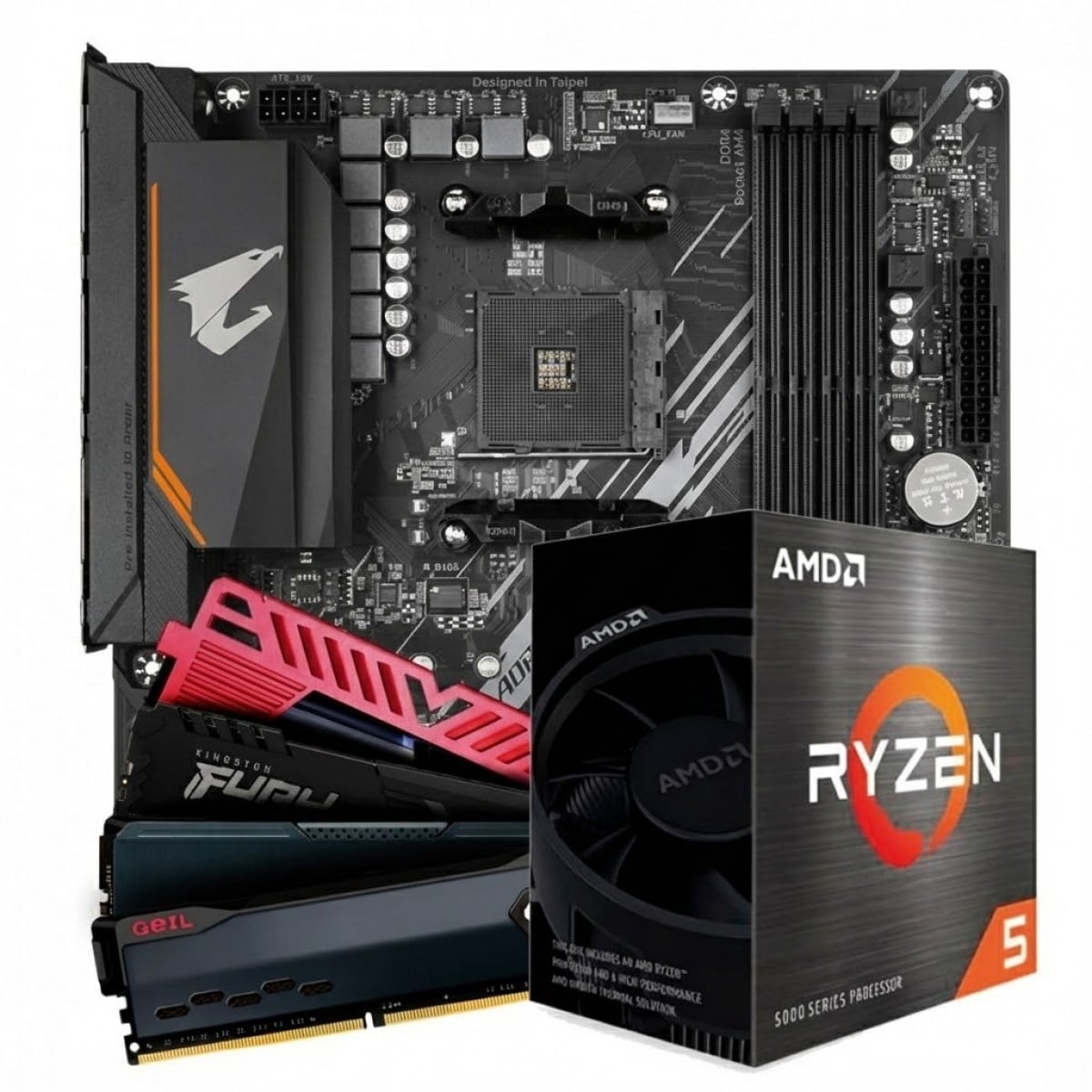 LIBRETX Ryzen 5 5500X3D 9600X Processador CPU AM5 Placa-mãe B550M Envio Grátis do Brasil