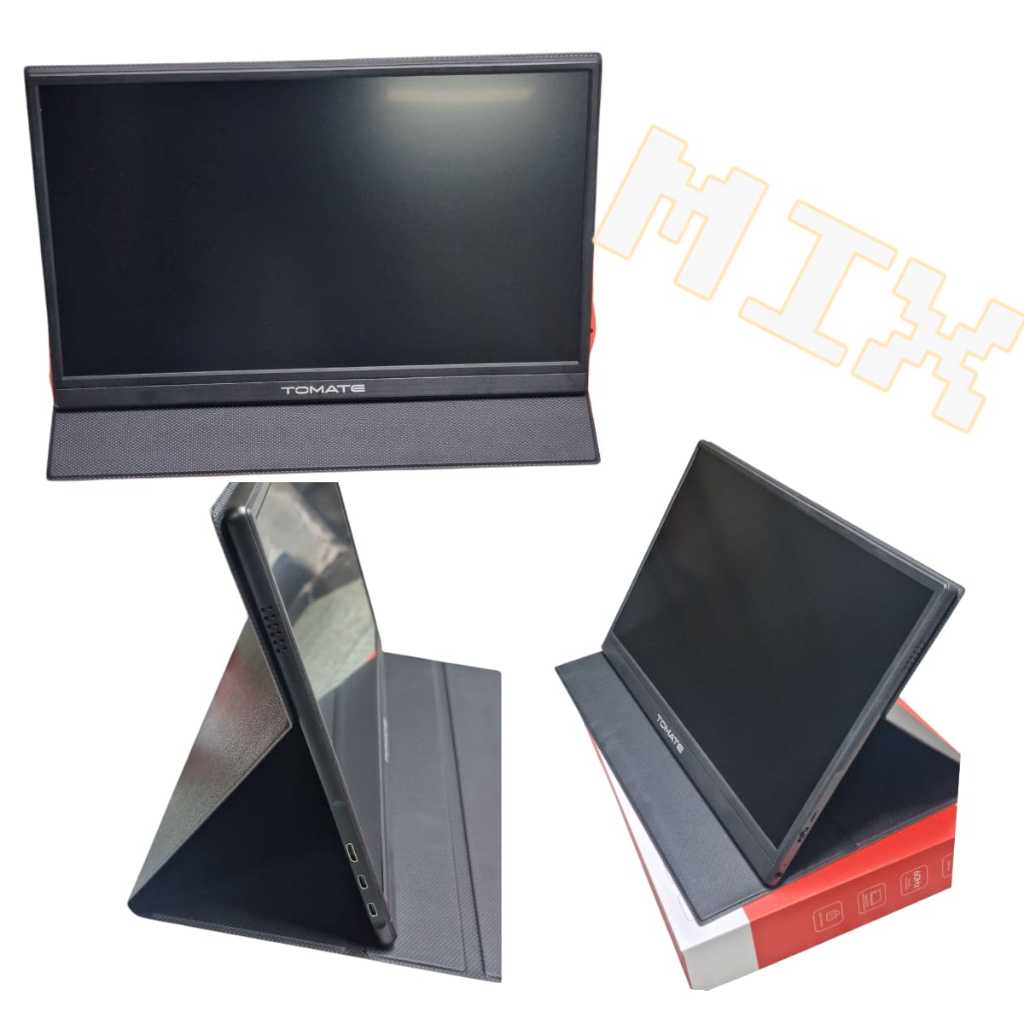 Monitor Gamer Portátil Ultra Sllin Viagens Trabalho Tipe-c Hdmi Cor Preto 110v/220v Tomate MTM-1506
