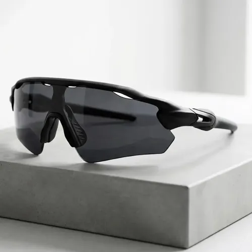 Óculos De Sol Ciclismo Bike Pace Esportivo Corrida Uv400 Nf Preto