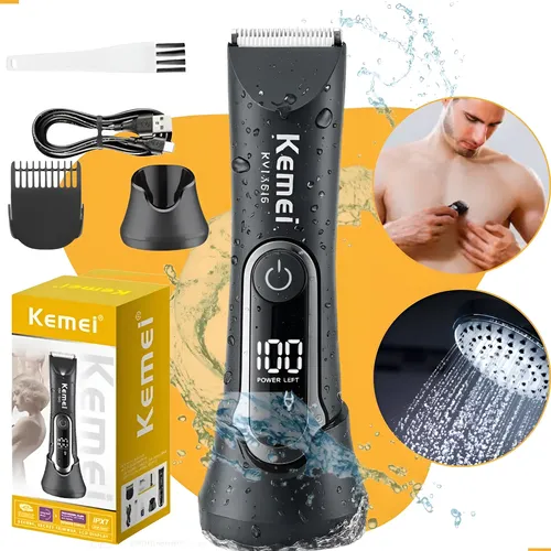 Aparador Pelos Corpo Unissex Barbeador Prova D'agua Sem Fio