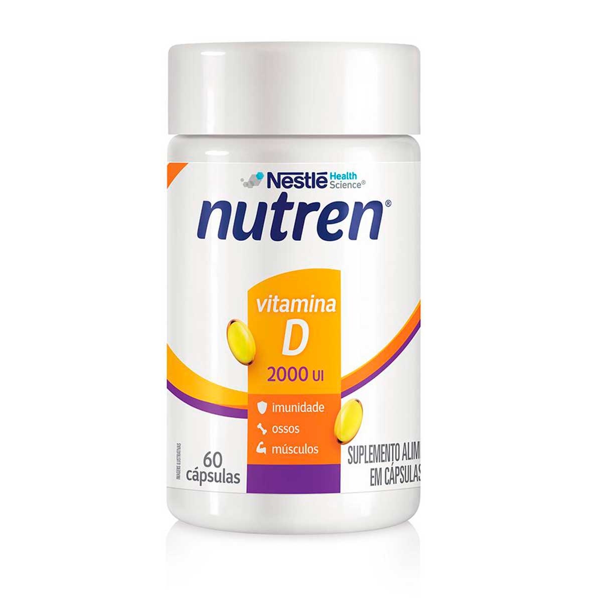 Nutren Suplemento Alimentar Vitamina D 2.000Ui 60 Cápsulas