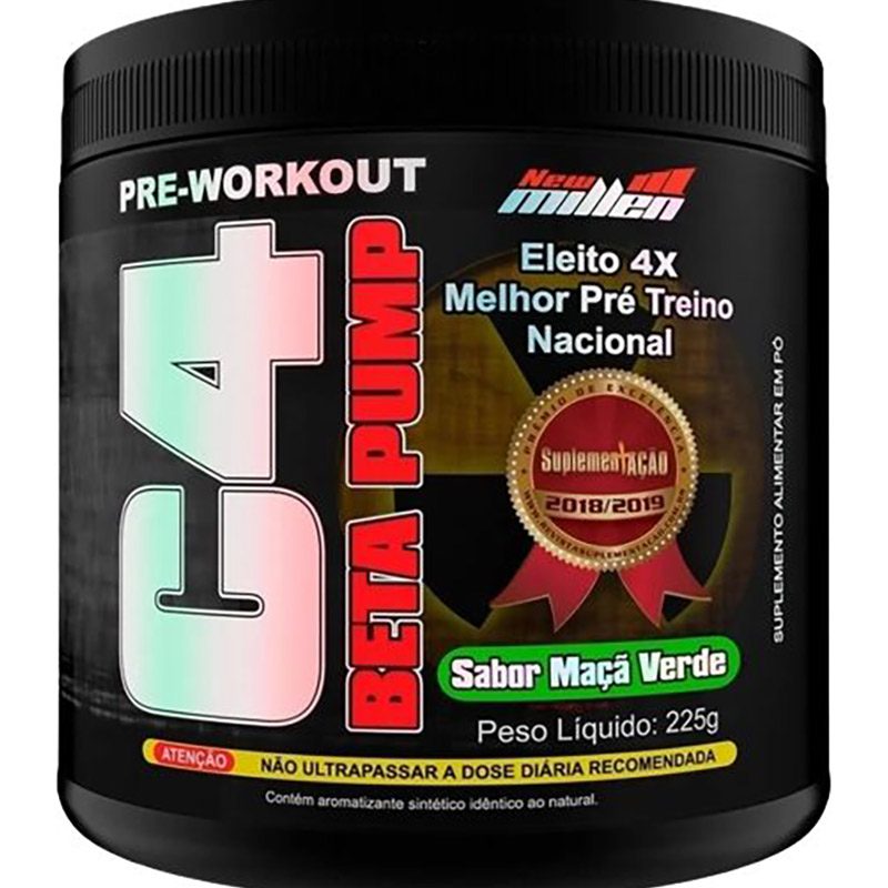 C4 Beta Pump New Millen Maçã Verde 225g