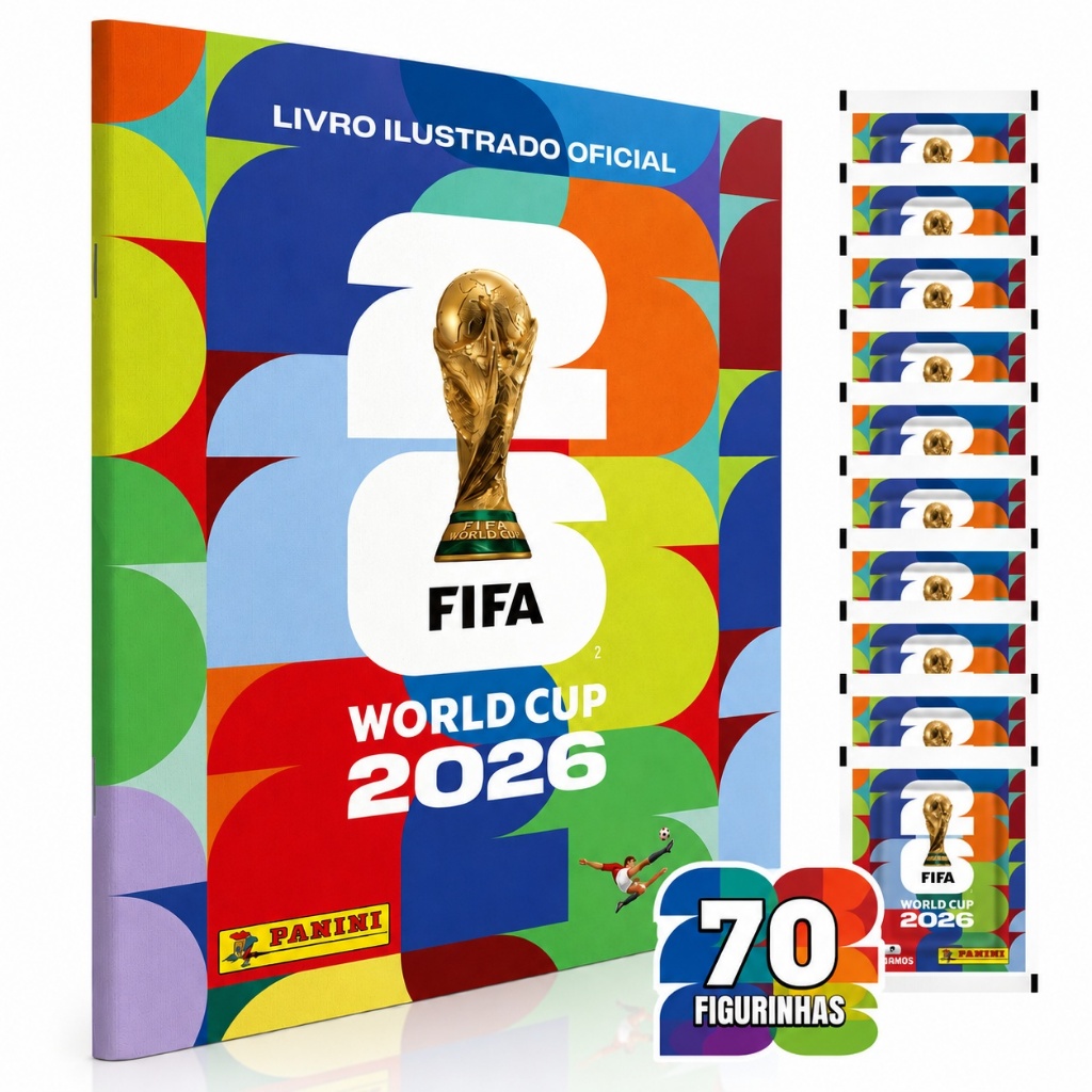 Álbum de Figurinhas Brochura Copa do Mundo FIFA 2026